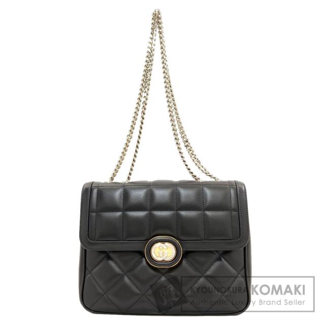 グッチ GUCCI 520981  インターロッキングG チェーン  ショルダーバッグ カーフ レディース  中古