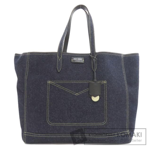 ジミーチュウ Jimmy Choo  ロゴ  トートバッグ デニム レディース  中古