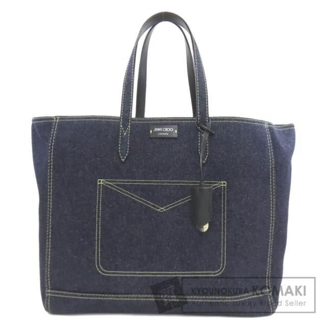 ジミーチュウ Jimmy Choo  ロゴ  トートバッグ デニム レディース  中古