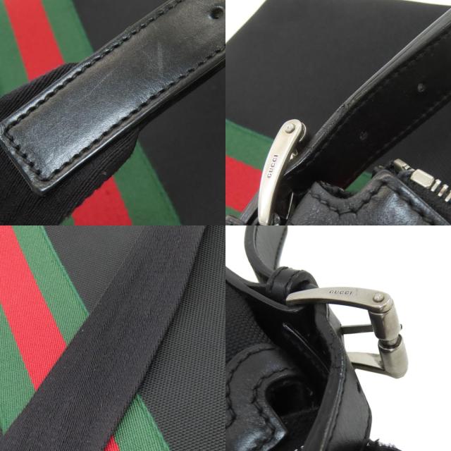 グッチ GUCCI 387111  シェリー酒生産ライン  ショルダーバッグ 帆布 レディース  中古