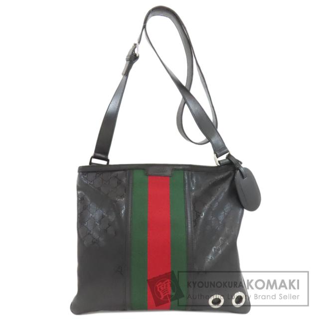 グッチ GUCCI 269379  GG インプリメ シェリー酒生産ライン  ショルダーバッグ PVC レディース  中古