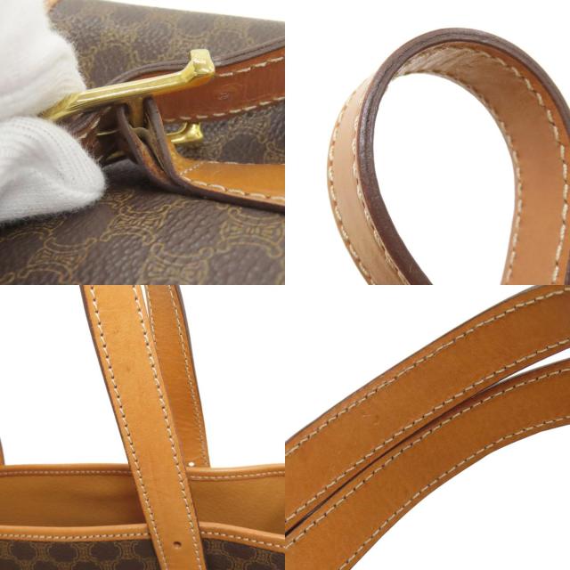 セリーヌ CELINE  マカダム  ハンドバッグ PVC レディース  中古_7