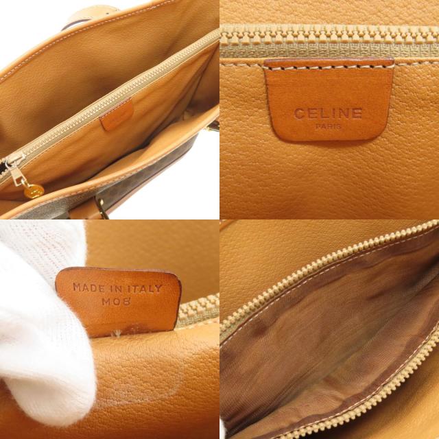 セリーヌ CELINE  マカダム  ハンドバッグ PVC レディース  中古_5