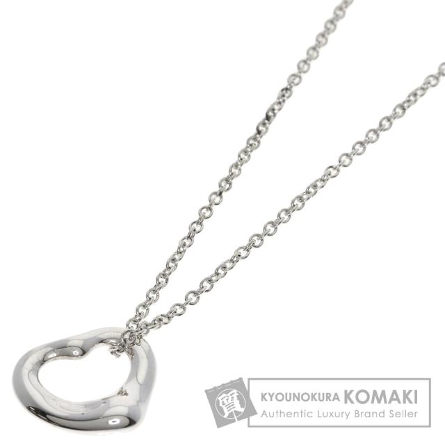 ティファニー TIFFANY&amp;Co.  オープンハート  ネックレス シルバー レディース  中古