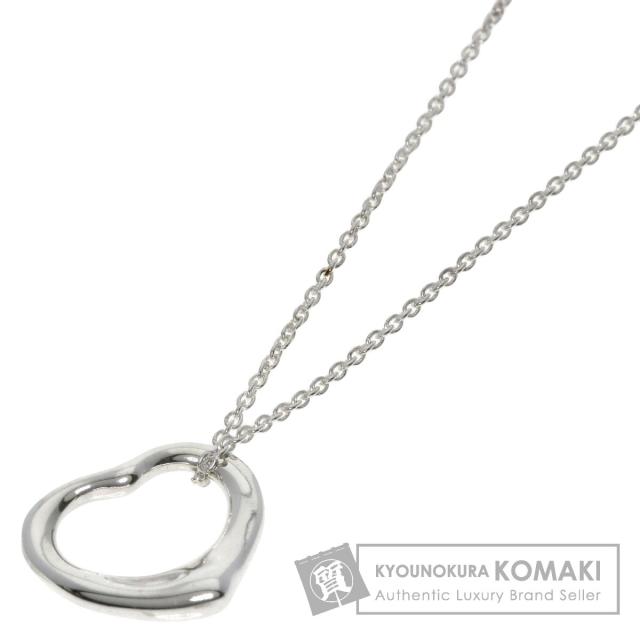 ティファニー TIFFANY&amp;Co.  オープンハート  ネックレス シルバー レディース  中古