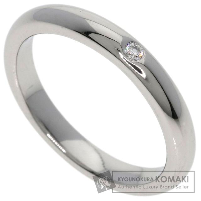 ティファニー TIFFANY&amp;Co.  1P ダイヤモンド  リング・指輪 プラチナPT950 レディース  中古
