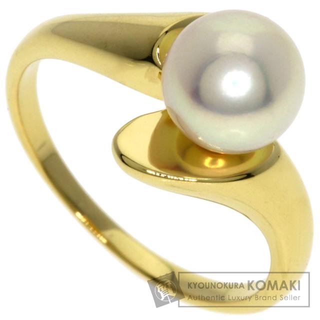 ミキモト MIKIMOTO  パール 真珠  リング・指輪 K18イエローゴールド レディース  中古