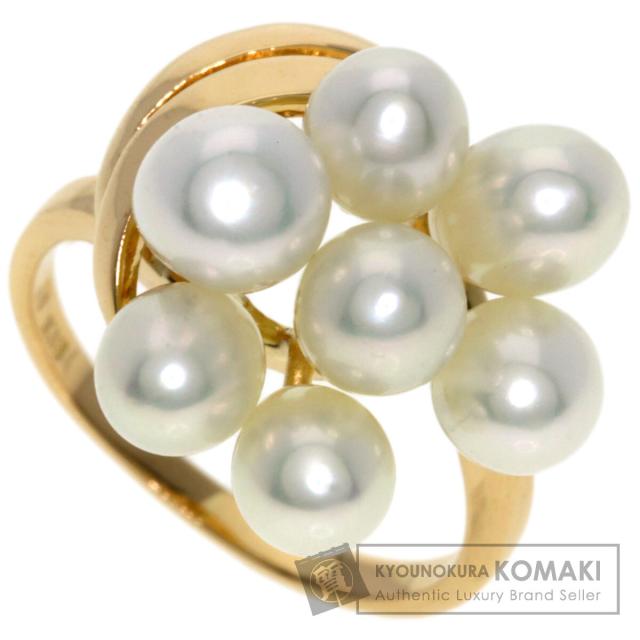 タサキ TASAKI  パール 真珠  リング・指輪 K18イエローゴールド レディース  中古
