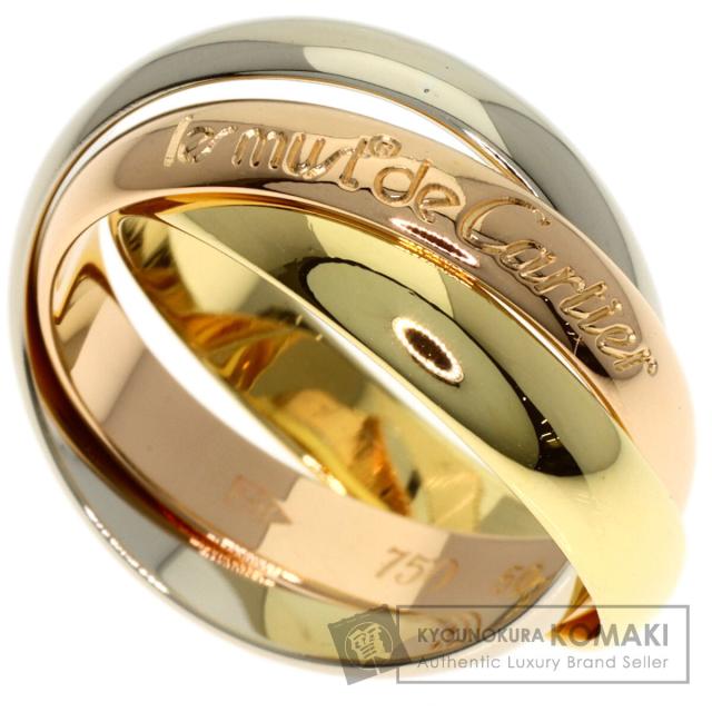カルティエ CARTIER  トリニティ #50  リング・指輪 K18イエローゴールド レディース  中古