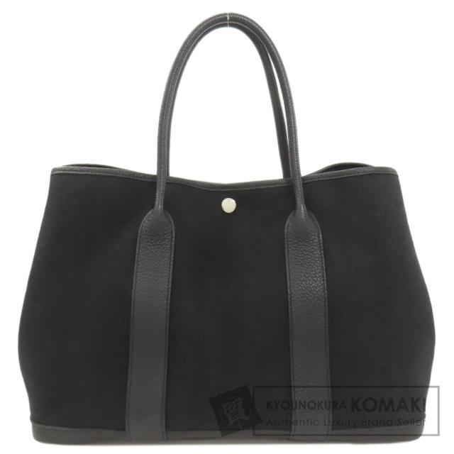 エルメス HERMES  ガーデンパーティPM シルバー金具  ハンドバッグ トワルオフィシェ 中古