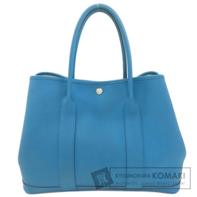 エルメス HERMES ガーデンパーティPM シルバー金具 ハンドバッグ ネゴンダ レディース 中古