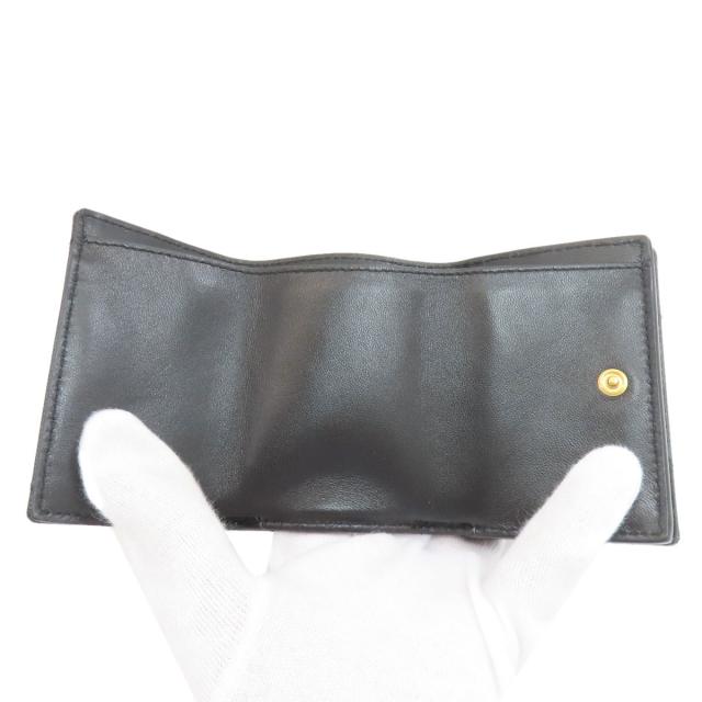 イヴ・サンローラン YVES SAINT LAURENT  Vステッチ カサンドラ  三つ折り財布（小銭入れあり） 中古_6