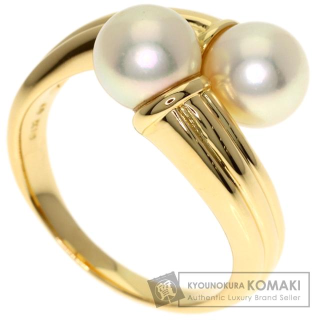 タサキ TASAKI  パール 真珠  リング・指輪 K18イエローゴールド レディース  中古