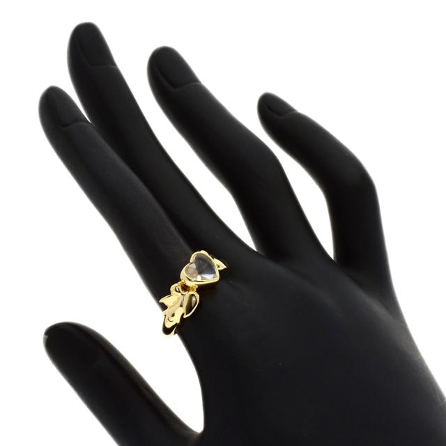 イヴ・サンローラン YVES SAINT LAURENT  ハート カラーストーン  リング・指輪 中古_7