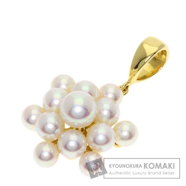 ミキモト MIKIMOTO パール 真珠 ペンダントトップ K18イエローゴールド レディース 中古