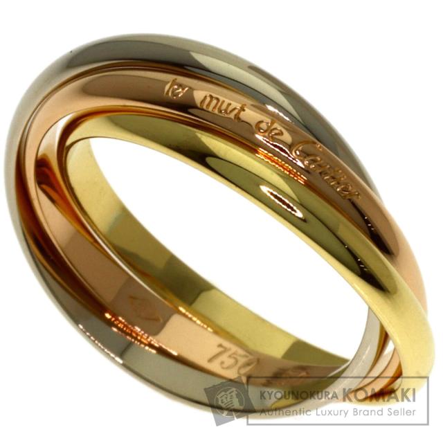 カルティエ CARTIER  トリニティ XS #50  リング・指輪 K18イエローゴールド レディース  中古