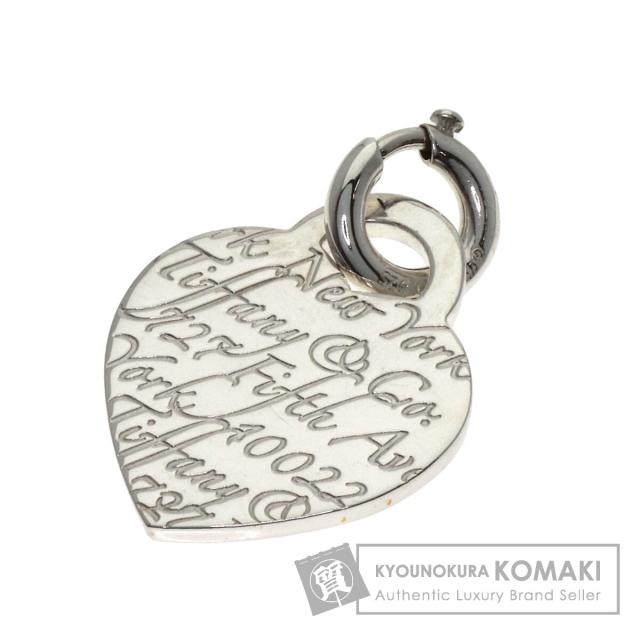 ティファニー TIFFANY&Co. ハート ノーツ ペンダントトップ シルバー レディース 中古