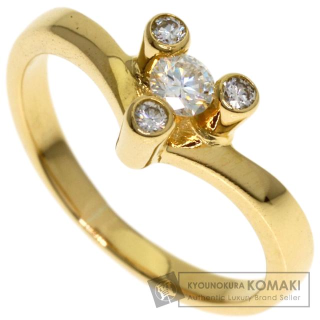 タサキ TASAKI ダイヤモンド リング・指輪 K18イエローゴールド レディース 中古