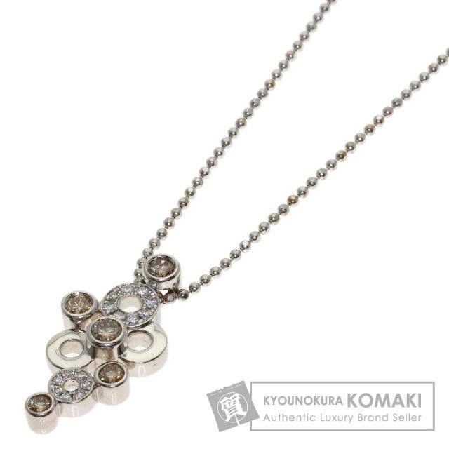 ポーラ POLA  ダイヤモンド  ネックレス K18ホワイトゴールド レディース  中古