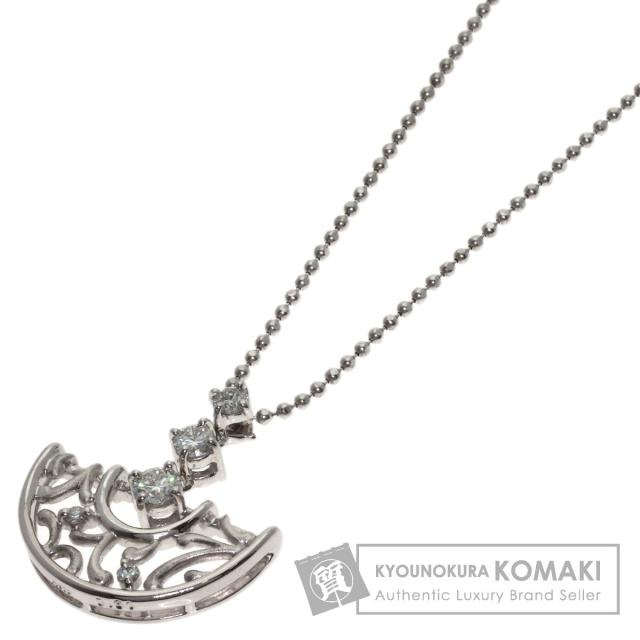 星の砂 star sand ダイヤモンド ネックレス プラチナPT900 レディース 中古