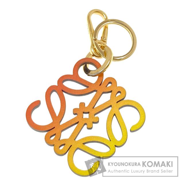ロエベ LOEWE  アナグラム  キーホルダー レザー レディース  中古
