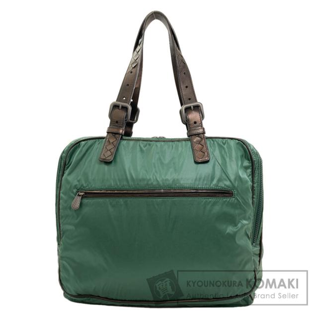 ボッテガヴェネタ BOTTEGA VENETA シンプルデザイン ハンドバッグ ナイロン素材 レディース 中古