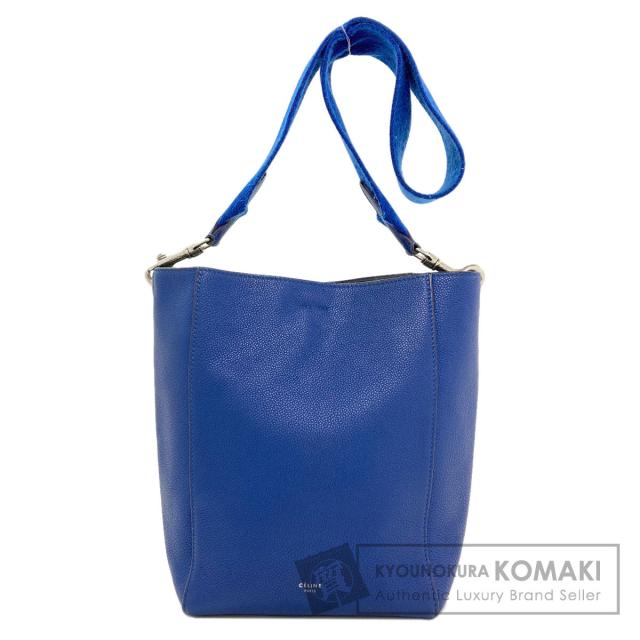 セリーヌ CELINE  サングルバケット  ショルダーバッグ なめし革 レディース  中古