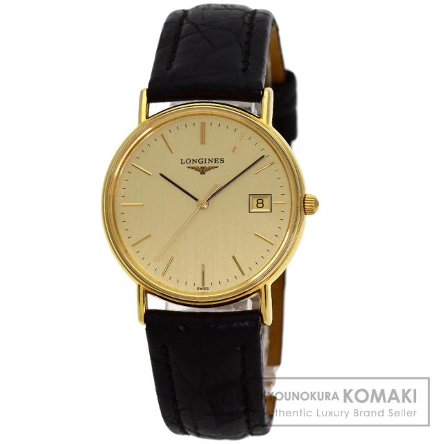 ロンジン LONGINES L4.720.2  グランドクラシック  腕時計 GP 革   メンズ  中古