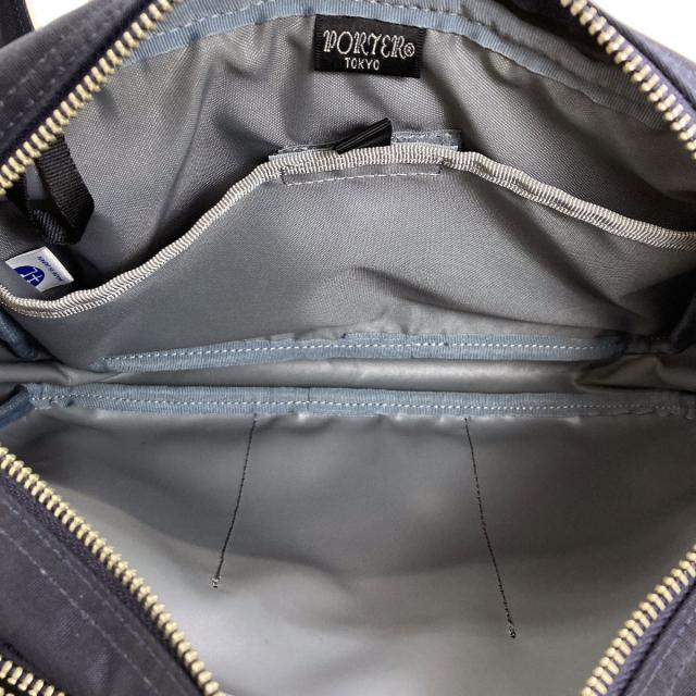 ポーター PORTER  ロゴ  ボディバッグ ナイロン素材 メンズ  中古_5