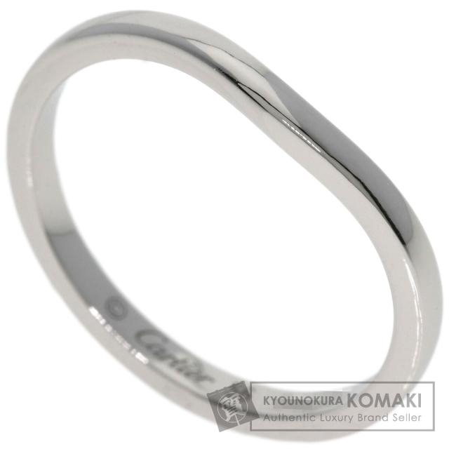 カルティエ CARTIER バレリーナ カーブ #56 リング・指輪 プラチナPT950 レディース 中古