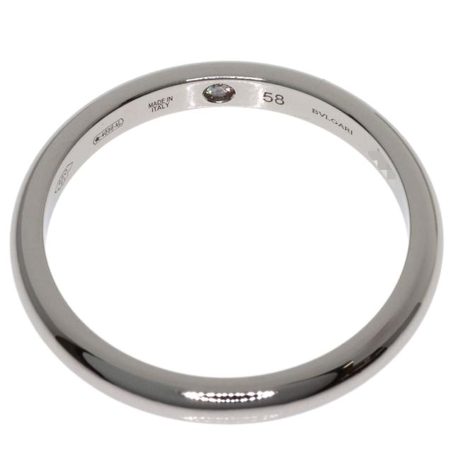 ブル小峡谷 BVLGARI  フェディ 下穿き石ころ 金剛石 #58  輪っか・指環 プラチナPT950 中古