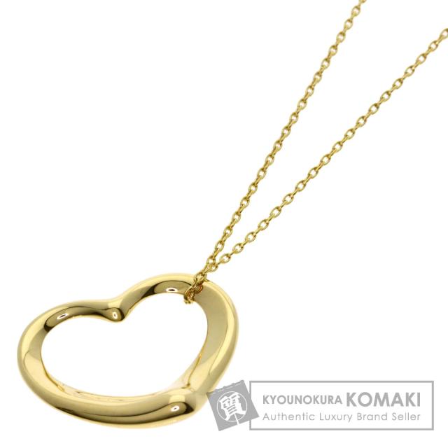 ティファニー TIFFANY&Co. オープンハート ネックレス K18イエローゴールド レディース 中古 82,214円