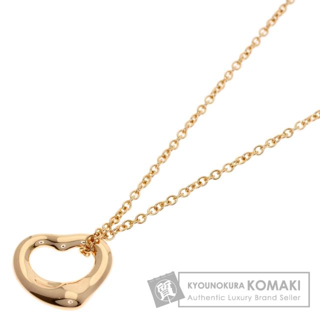 ティファニー TIFFANY&Co. オープンハート ミニ ネックレス K18ピンクゴールド レディース 中古