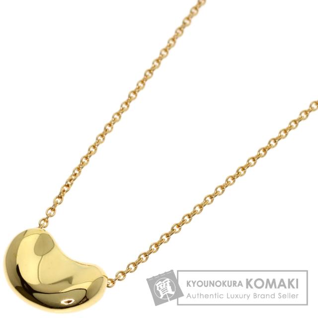 ティファニー TIFFANY&Co. ビーン ネックレス K18イエローゴールド レディース 中古