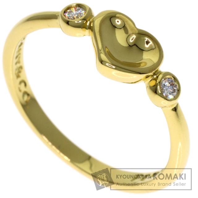 ティファニー TIFFANY&Co.  クローズド ハート形 2P 金剛石  輪っか・指環 中古