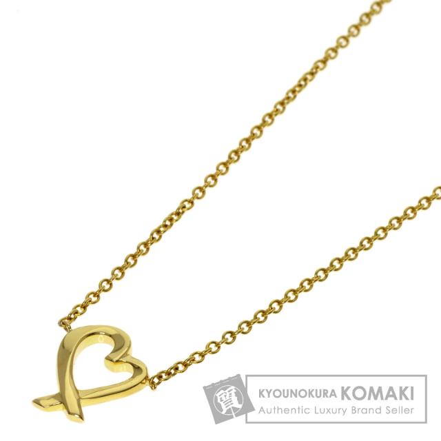 ティファニー TIFFANY&Co.  ラビングハート  首飾り K18黄色ゴールド レディース  中古