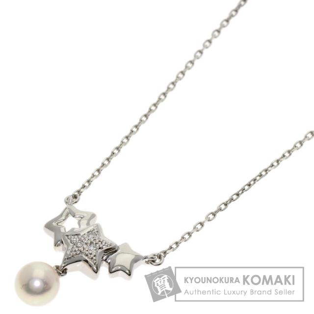 タサキ TASAKI  パール 真珠 金剛石  首飾り プラチナPT900 レディース  中古