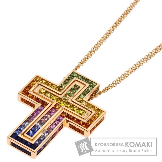 ダミアーニ Damiani ベルエポック サファイア ダイヤモンド 95周年 レインボー ネックレス 中古