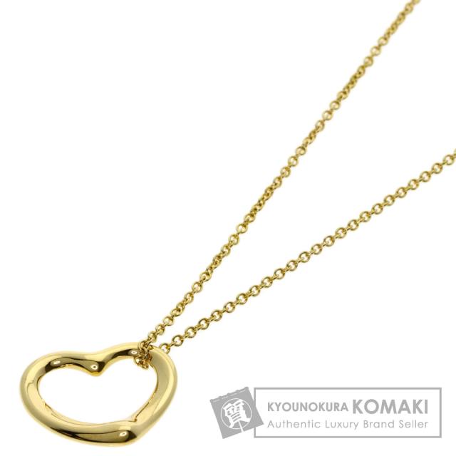 ティファニー TIFFANY&Co. オープンハート ネックレス K18イエローゴールド レディース 中古 64,609円