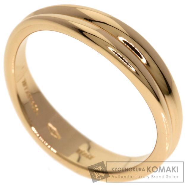 ティファニー TIFFANY&Co.  ダブルウェーブ  輪っか・指環 K18さくら色ゴールド レディース  中古