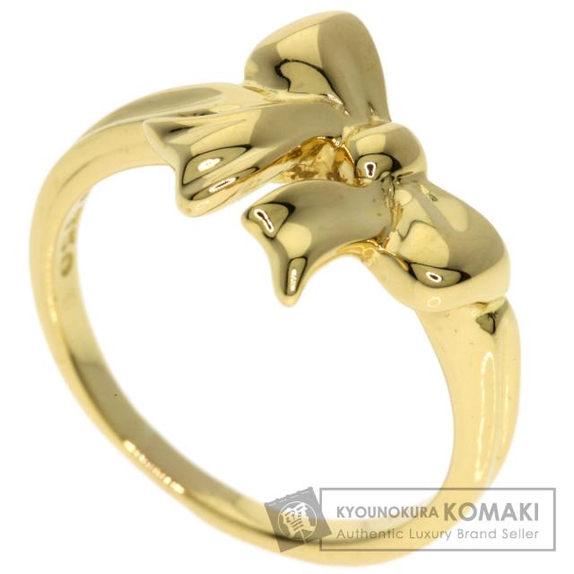 ティファニー TIFFANY&Co. リボン リング・指輪 K18イエローゴールド レディース 中古