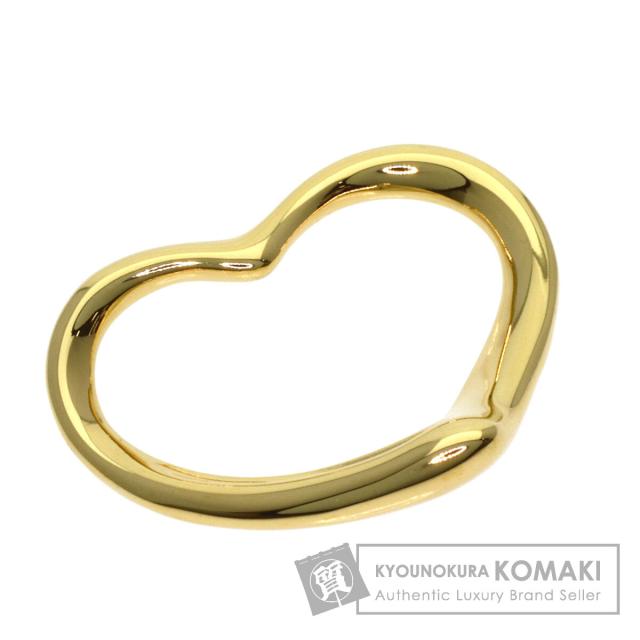 ティファニー TIFFANY&Co. オープンハート ペンダントトップ K18イエローゴールド 中古