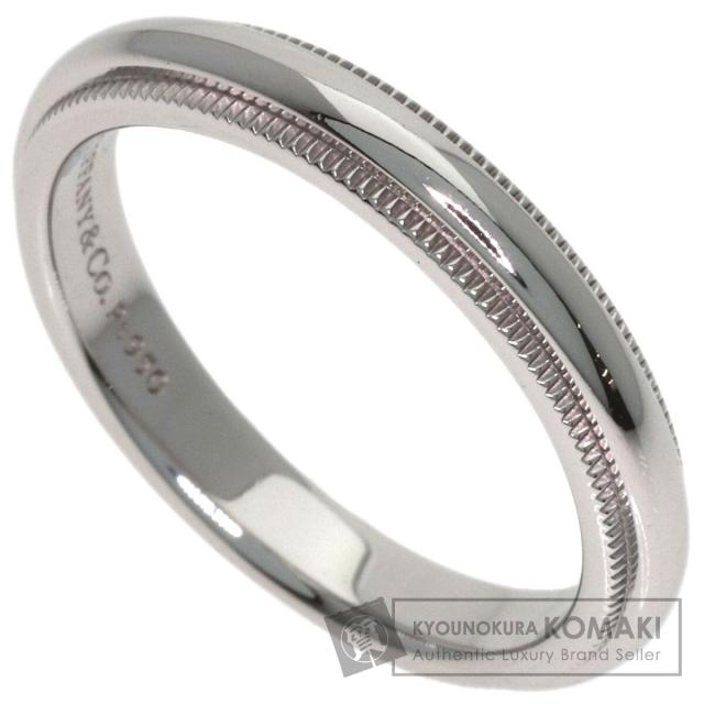 ティファニー TIFFANY&Co.  ミルグレイン  輪っか・指環 プラチナPT950 レディース  中古