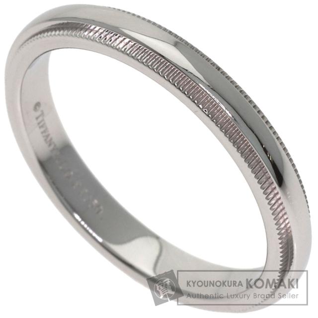 ティファニー TIFFANY&Co. ミルグレイン リング・指輪 プラチナPT950 レディース 中古