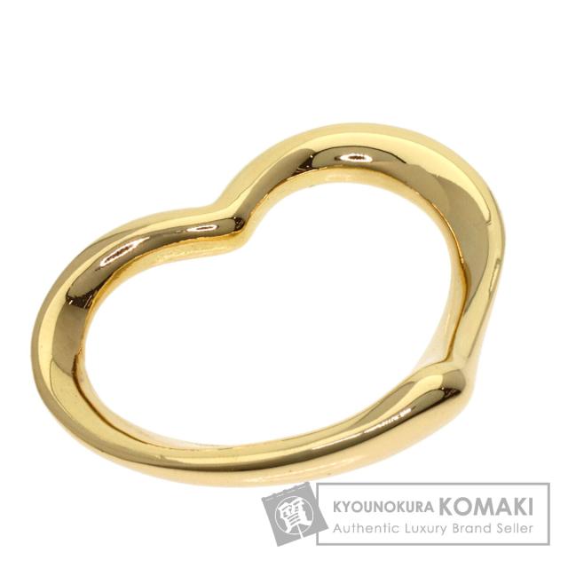 ティファニー TIFFANY&Co. オープンハート ペンダントトップ K18イエローゴールド 中古
