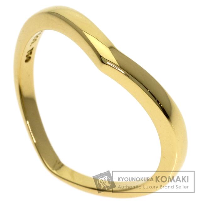 ティファニー TIFFANY&Co.  Vダンス楽隊  輪っか・指環 K18黄色ゴールド レディース  中古