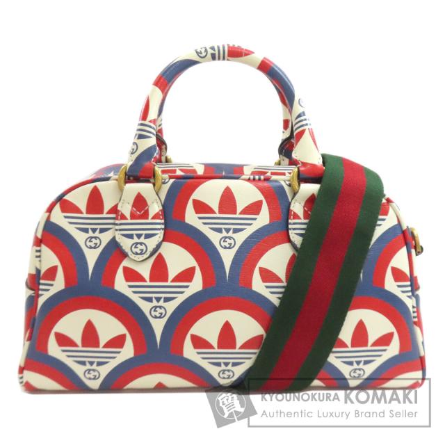 グッチ GUCCI 7012397 アディダスコラボ 2WAY ハンドバッグ レザー レディース 中古