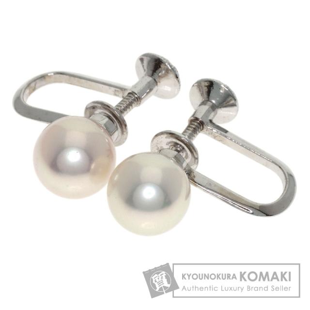 ミキモト MIKIMOTO パール 真珠 イヤリング K14ホワイトゴールド レディース 中古 41,314円