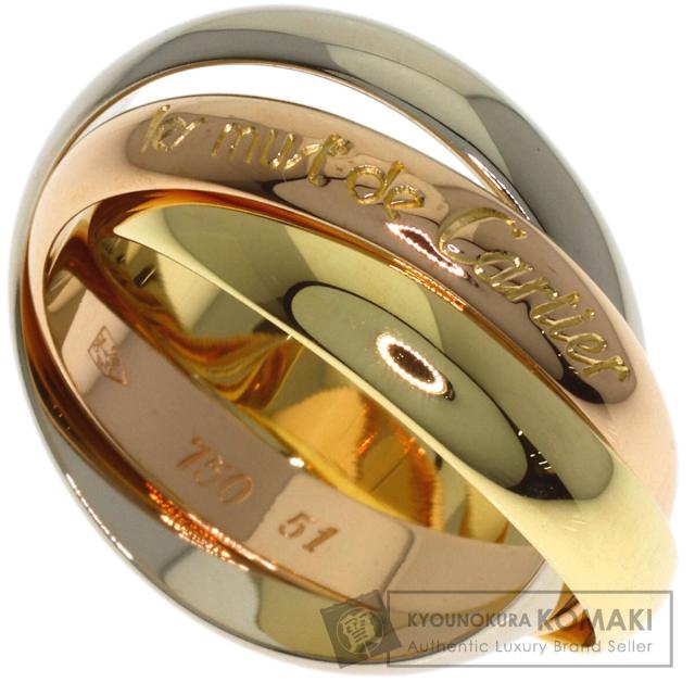カルティエ CARTIER トリニティ #51 リング・指輪 K18イエローゴールド レディース 中古 138,885円