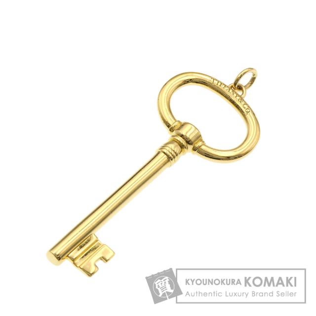 ティファニー TIFFANY&Co. オーバル キー ラージ ペンダントトップ K18イエローゴールド 中古 254,232円